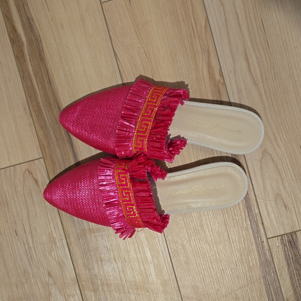 Michelle McDowell Slip on Hot Pink Shoes size 7
